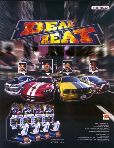 Dead Heat, Arcade Video game by NAMCO Bandai .
